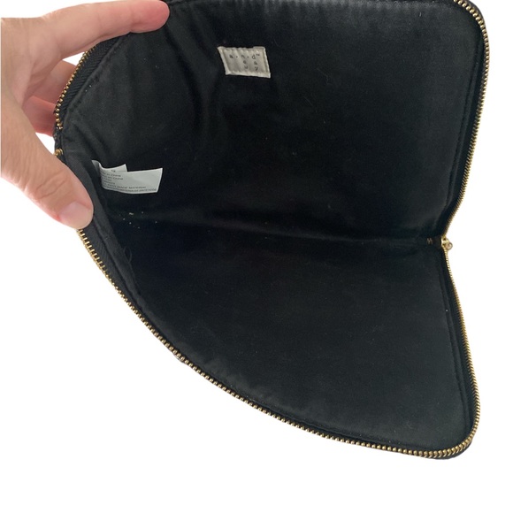 Black sparkle zip clutch - Picture 2 of 2